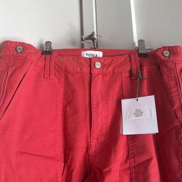 Pistola Pants Erin High-Rise Utility Crop Straight Leg - Picture 5 of 6